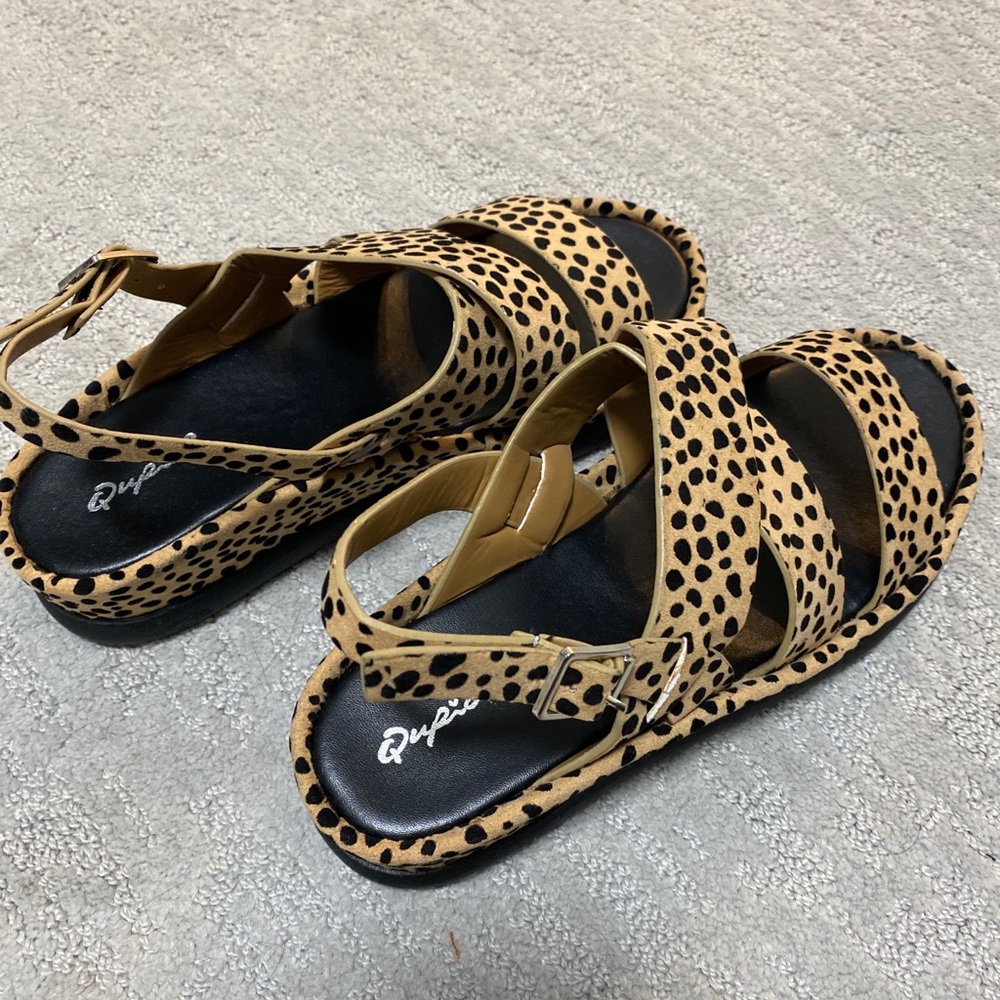 Cheetah sandals